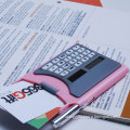 Name Card Holder Solar Calculator for Gifts 8 Digital